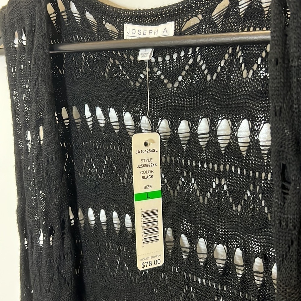 Joseph A. Knit Cover Up Sweater - Picture 4 of 9